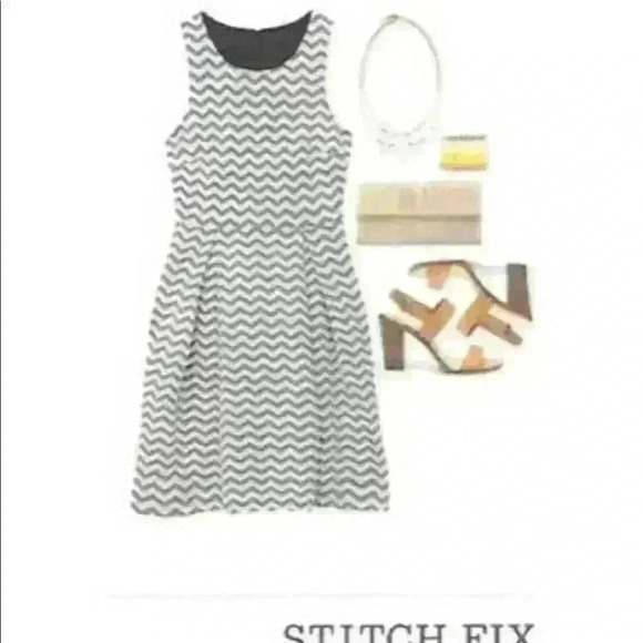 41 Hawthorn Dresses & Skirts - Stitch Fix 41 Hawthorne, Chevron Dress, Small
